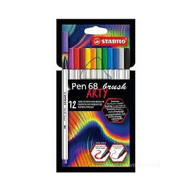 STABILO POINT 68 ARTY BRUSH X12