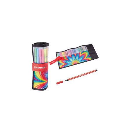 ESP. BIRO STABILO POINT 68 ARTY ROTOLO X25