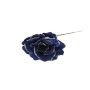ROSA GAMBO CORTO 18CM BLU