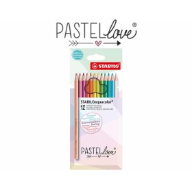 PASTELLI STABILO ACQUACOLOR X 12 PASTELLOVE