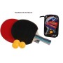 RACCHETTE PING PONG C/CUSTODIA
