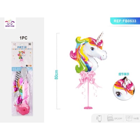 PALLONCINO MYLAR PER DECORAZIONI UNICORNO