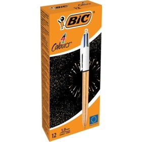 BIRO BIC 4 COLORI GOLD
