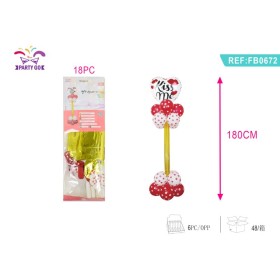 SET PALLONCINI MYLAR CUORE KISS ME 180CM