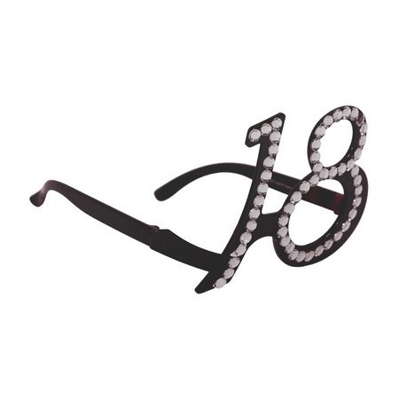 GLASSES 18 BLACK DIAMONDFRAME QS