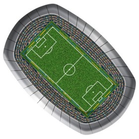 PLATE FOOTBALL 23CM QS