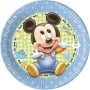 PIATTO 20 CM 8 PZ * BABY MICKEY Q