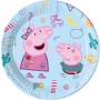 PIATTO 23 CM 8 PZ * PEPPA PIG MESSY Q
