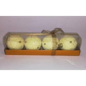 4 SFERE 6CM BEIGE - CY08-6004 C
