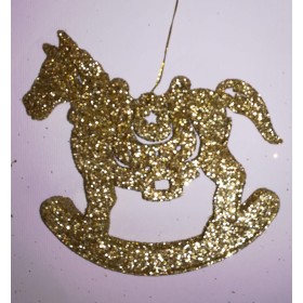 ADDOBBO CAVALLO DONDOLO CM.10 ORO