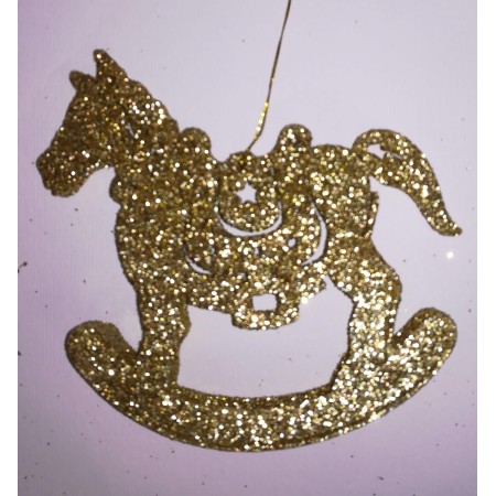 ADDOBBO CAVALLO DONDOLO CM.10 ORO