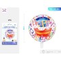 PALLONCINI MYLAR HAPPY BIRTHDAY TORTA COLORE