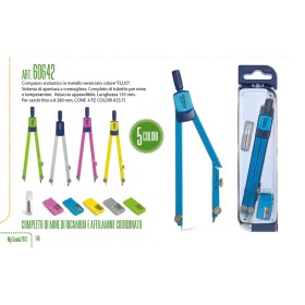 COMPASSI SCOLASTICI FLUO