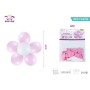 PALLONCINI A FORMA DI FIORE PAILETTES ROSSO