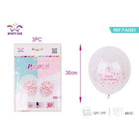 PALLONCINI DOPPIO STRATO BUON COMPLEANNO