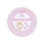 PIATTI GRANDI BATTESIMO TEDDY ROSA