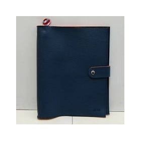 PORTABLOCCO SIMILPELLE C\ANELLI BLU LEBEZ