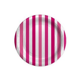 PIATTI GRANDI STRIPES FUXIA