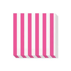 TOVAGLIOLI 33X33 STRIPES FUXIA