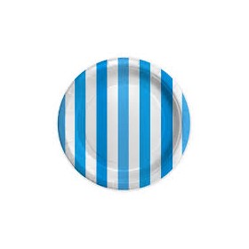 PIATTI PICCOLI STRIPES TURCHESE