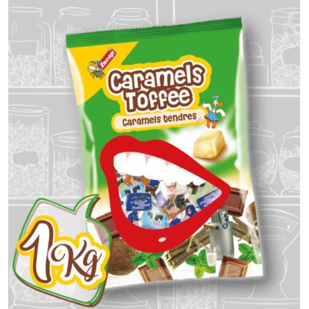 CARAMELLE CARAMELS TOFFEE 1KG