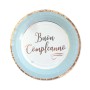 PIATTI GRANDI BUON COMPLEANNO CHIC CELESTE
