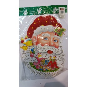 VETROFANIA TESTA BABBO NATALE 6217-2