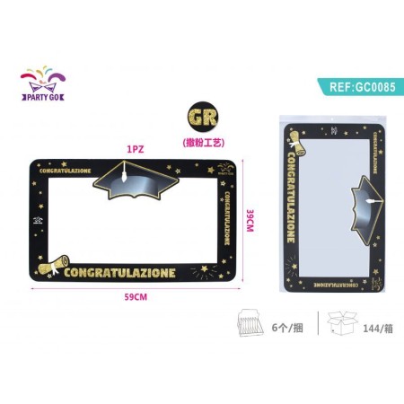 CORNICI DI CARTONE 39X59 PER SELFIE CONGRATULAZIONI