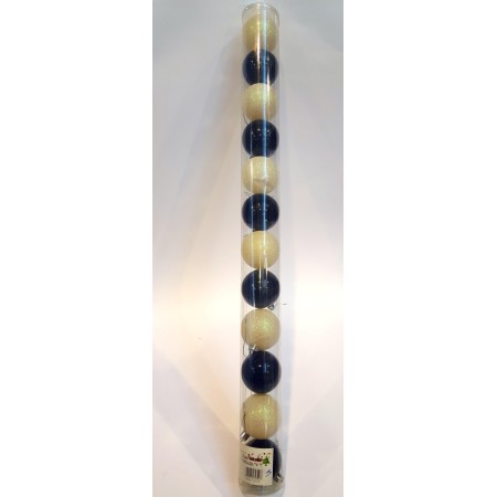 6 SFERE MET. NERE MM. 60 + 6 SF. BRILL.