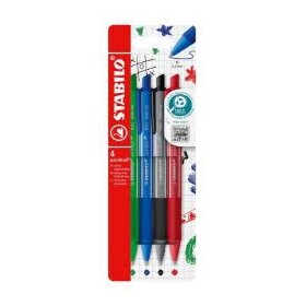 BIRO STABILO POIUNTBALL X 4