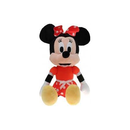 PELUCHE MINNIE VESTITO ROSSO CM.60