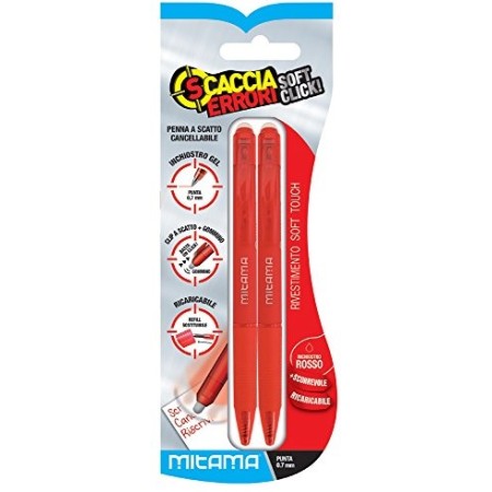 BIRO CANCELLABILE SCATTO GOODY ROSSA