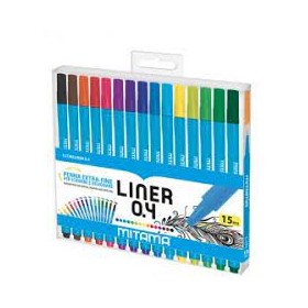 BIRO LINER 0.4 MITAMA COLORI ASSORTITI PZ.15