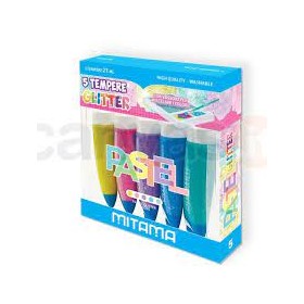 TEMPERA 5 COLORI PASTEL MITAMA PREZZO BLISTER