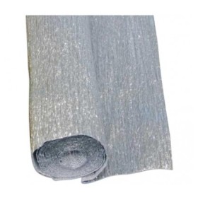 CARTA CRESPA ARGENTO METAL