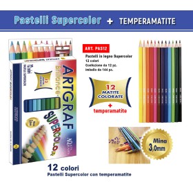 PASTELLI LEGNO MINA 3.0 ARTGRAF X 12
