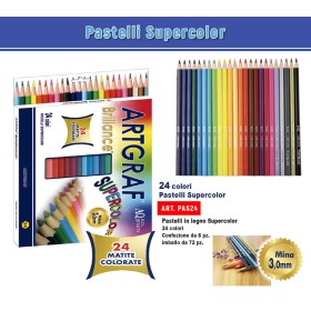 PASTELLI LEGNO MINA 3.0 ARTGRAF X 24