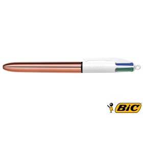 BIRO BIC 4 COLORI ROSE GOLD