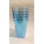 BICCHIERI FLUORESCENTI AZZURRO PZ.6