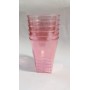 BICCHIERI FLUORESCENTI ROSA PZ.6