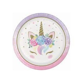 PIATTI GR. CM.23 UNICORNO PZ.8
