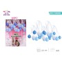 SET PALLONCINI BIANCO AZZURRO PZ.60