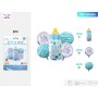 SET PALLONCINI MYLAR BIBERON BLU PZ.5