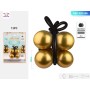 SET PALLONCINI METALLIZZATI ORO PZ.13
