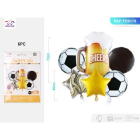 SET PALLONCINI BIRRA PZ.6