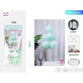 SET PALLONCINI VERDI 80 CM. PZ.7