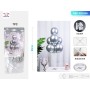 SET PALLONCINI METALLIZZATI ARGENTO 80 CM. PZ.7