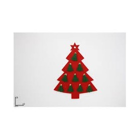 ALBERO FELTRO CON 10 MOLLETTE