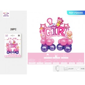 SET PALLONCINI ROSA PZ.26