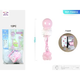 PALLONCINI PER DECORAZIONI ROSA PZ.13